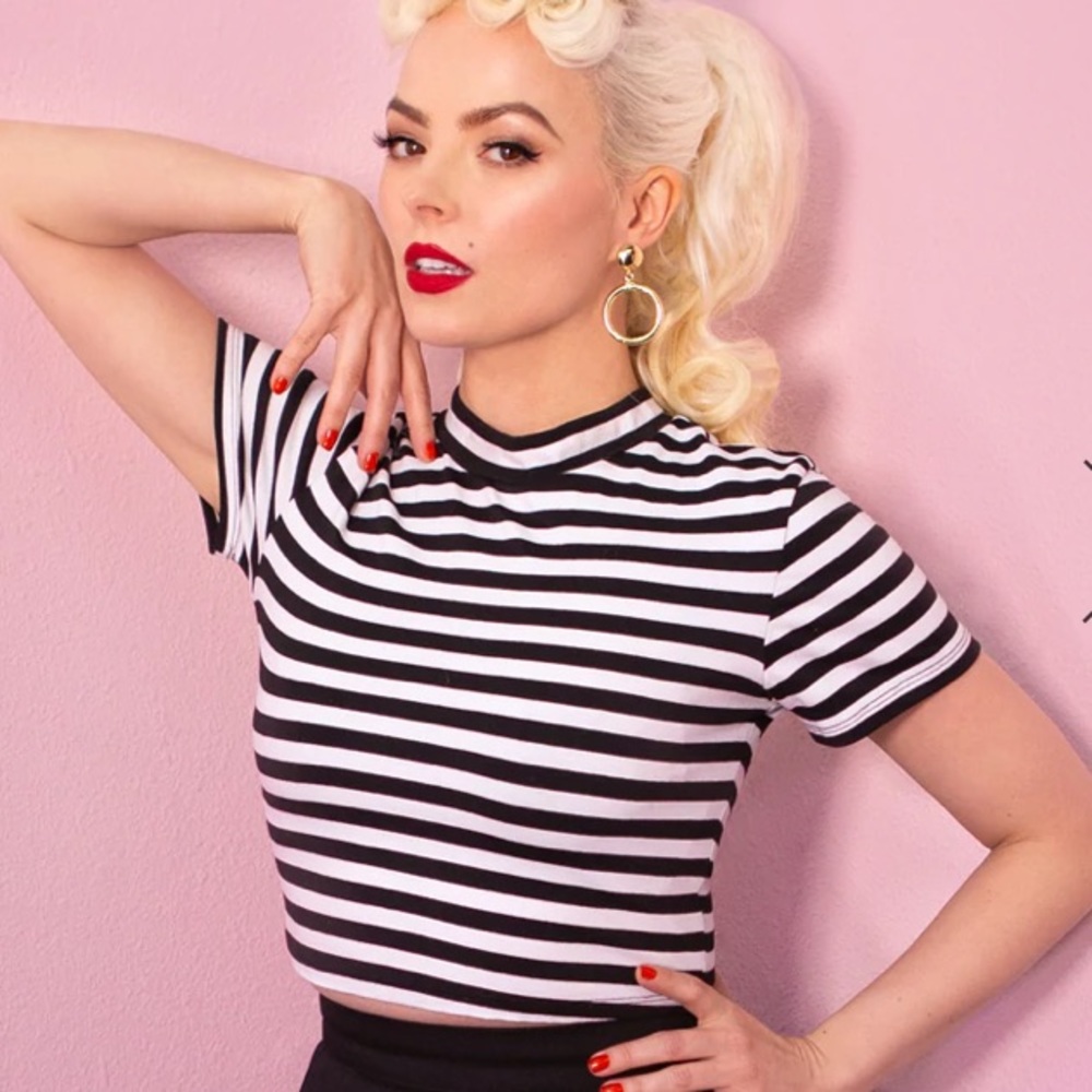 Bad Girl Crop Top by Micheline Pitt